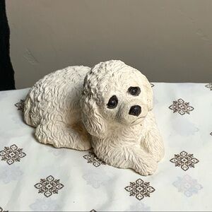 Vintage Sandicast Dog Sculpture Figurine Doorstop